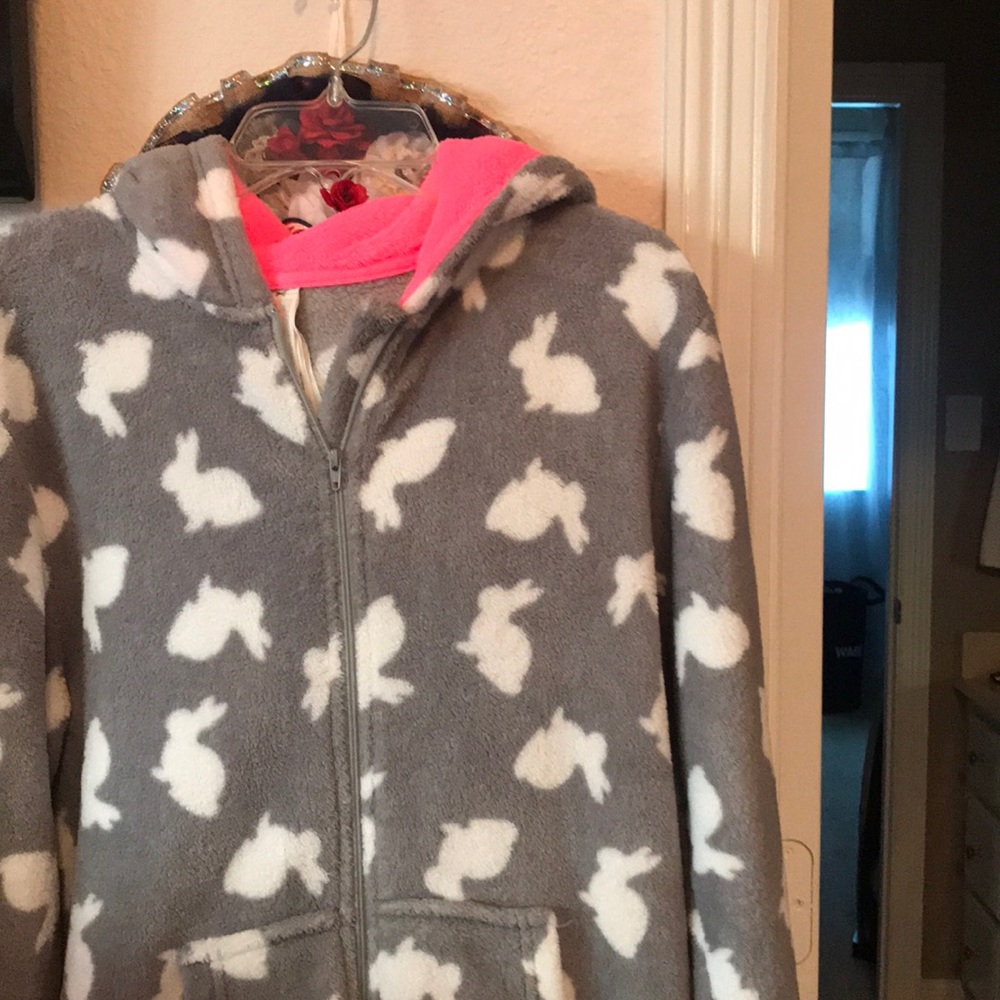 forever 21 onesie white bunny